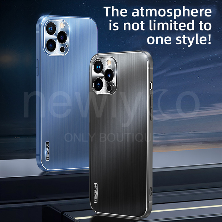 Square Fram Metal Mobile iPhone Case - Y/CI37