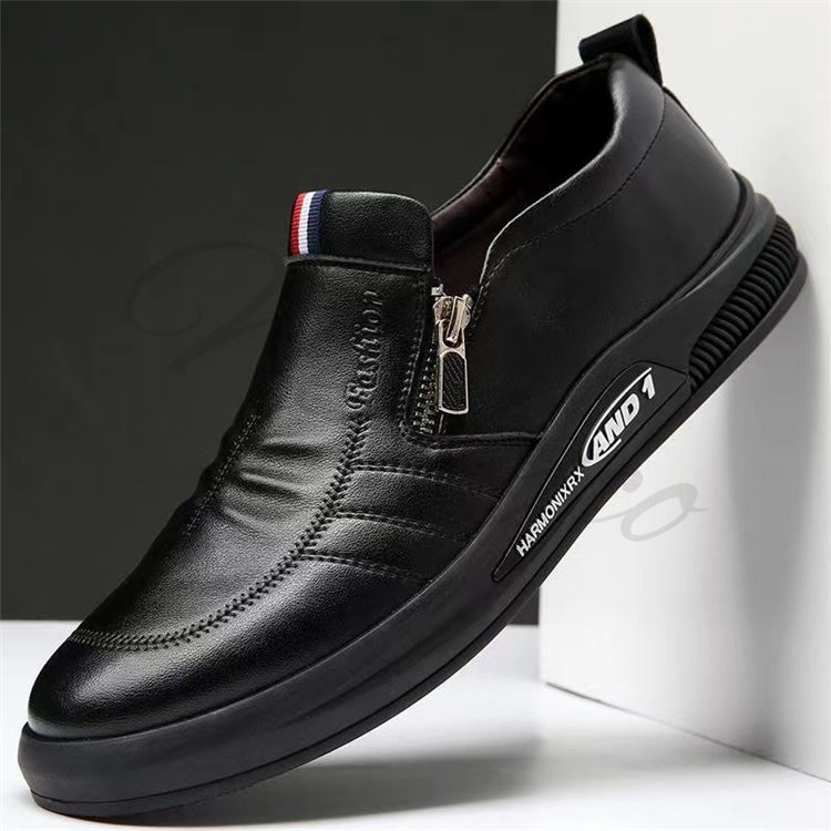 Men Business Leather Sneakers - C/MS4