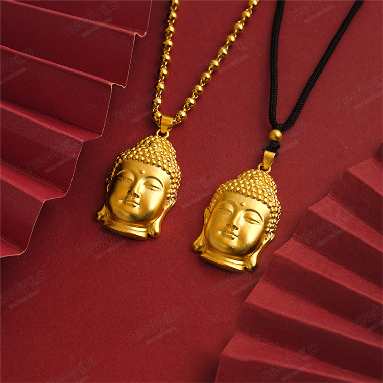 Copper Alloy Buddha Necklace - Y/AC31