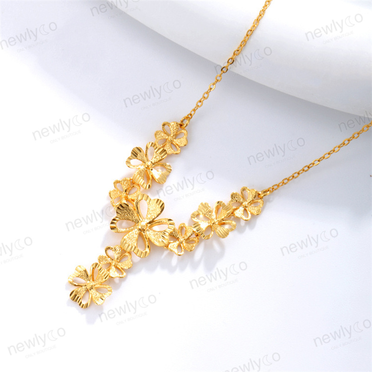 Flower necklace - Y/AC37