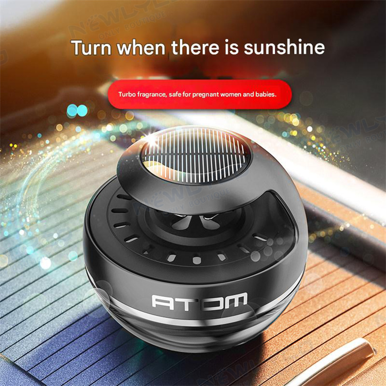 Solar-powered car air freshener  Car perfume- Y/LF238