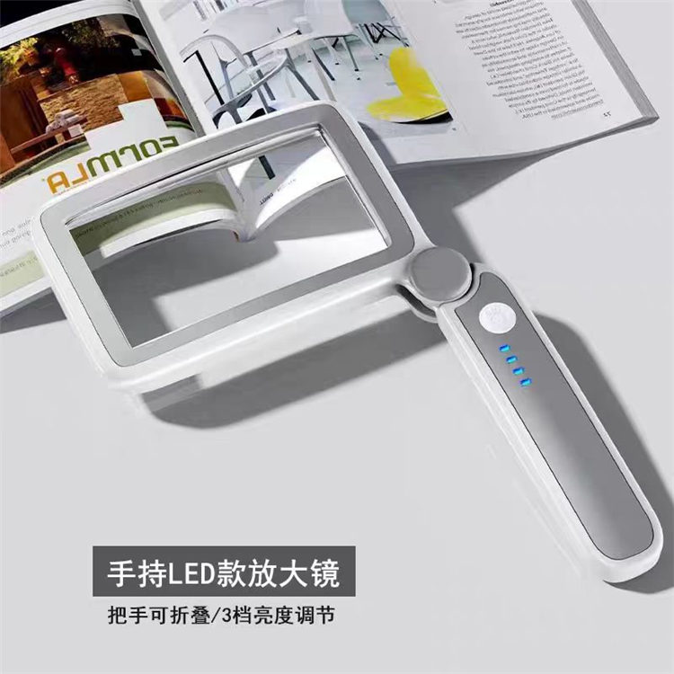 Portable Folding Magnifying Glass for Reading - C/LF253